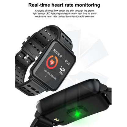 T2 1.3 inches TFT IPS Color Screen Smart Bracelet IP67 Waterproof, Support Call Reminder /Heart Rate Monitoring /Sleep Monitoring /Sedentary Reminder /Blood Pressure Monitoring /Blood Oxygen Monitoring (Red) - Smart Wear by buy2fix | Online Shopping UK | buy2fix