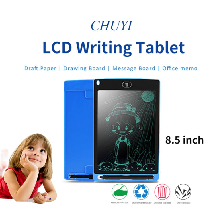 Portable 8.5 inch LCD Writing Tablet Drawing Graffiti Electronic Handwriting Pad Message Graphics Board Draft Paper with Writing Pen(Red) - Consumer Electronics by buy2fix | Online Shopping UK | buy2fix
