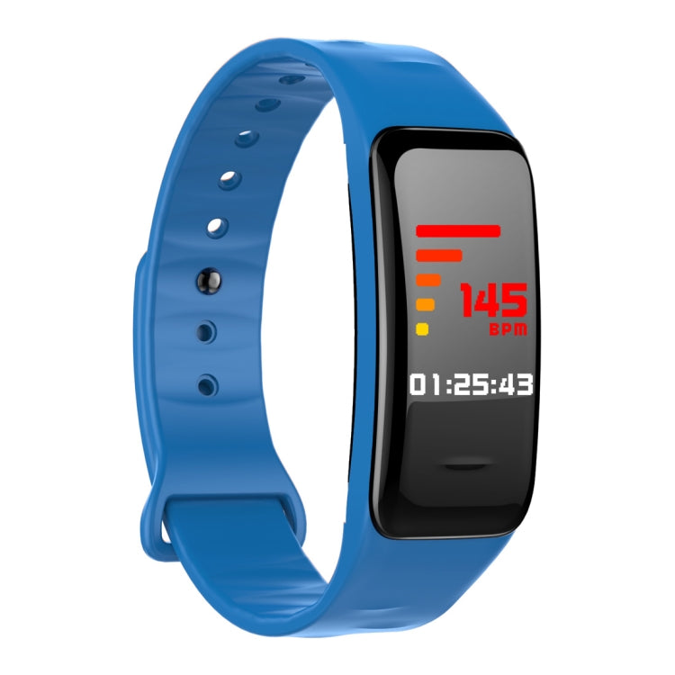 CHIGU C1Plus Fitness Tracker 0.96 inch IPS Screen Smartband Bracelet, IP67 Waterproof, Support Sports Mode / Blood Pressure / Sleep Monitor / Heart Rate Monitor / Fatigue Monitor / Sedentary Reminder (Blue) - Smart Wear by buy2fix | Online Shopping UK | buy2fix