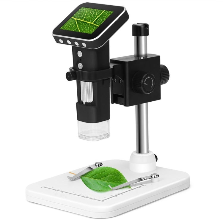 500X Zoom Magnifier 3MP Image Sensor USB Digital Microscope with 2.5 inch Screen & 8 LED & Professional Stand, Support TF Card - Digital Microscope by buy2fix | Online Shopping UK | buy2fix