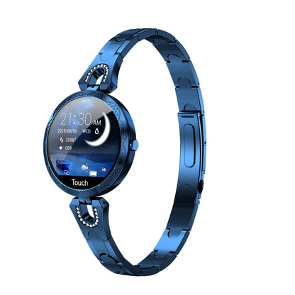 AK15 Fashion Smart Female Bracelet, 1.08 inch Color LCD Screen, IP67 Waterproof, Support Heart Rate Monitoring / Sleep Monitoring / Remote Photography (Blue) - Smart Wear by buy2fix | Online Shopping UK | buy2fix