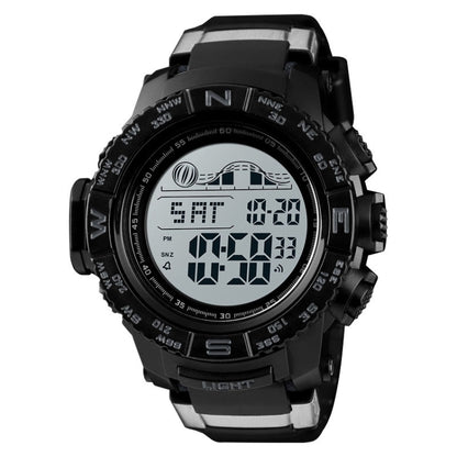 SKMEI 1380 Men Fashionable Outdoor 50m Waterproof Digital Watch Large Dial Sports Wrist Watch(Black) - Sport Watches by SKMEI | Online Shopping UK | buy2fix