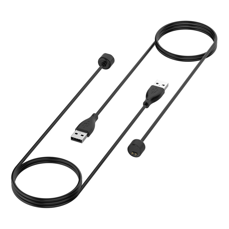 Bracelet USB Magnetic Attraction Plastic Charging Cable for Xiaomi Mi Band 5 / 6 / 7, Cable Length: 50cm(Black) - Charger by buy2fix | Online Shopping UK | buy2fix