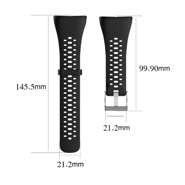 Silicone Sport Watch Band for POLAR M400 / M430(Red) - Smart Wear by buy2fix | Online Shopping UK | buy2fix