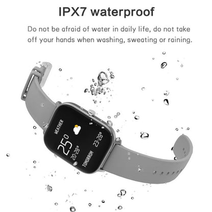 LOKMAT P8 1.4 inch Screen Waterproof Health Smart Watch, Pedometer / Sleep / Heart Rate Monitor (Silver Grey) - Smart Wear by Lokmat | Online Shopping UK | buy2fix