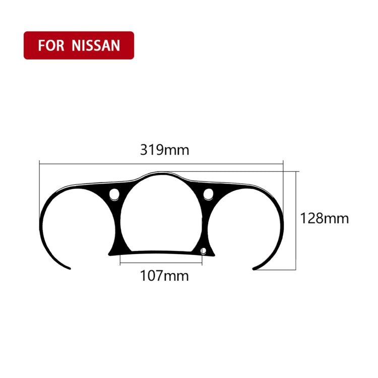 For Nissan 350Z 2003-2009 Car Speedometer Surround Decorative Stickers, Left and Right Drive Universal - In Car by buy2fix | Online Shopping UK | buy2fix