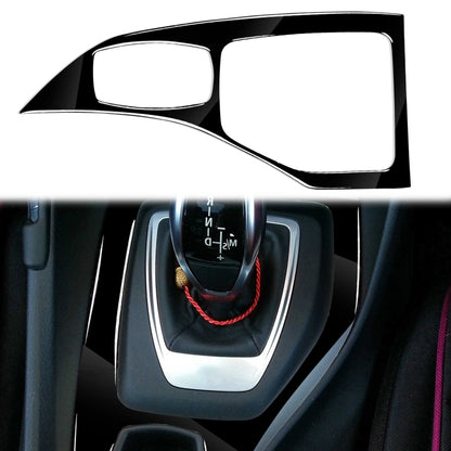 Car Right Drive Gear Panel Outer Frame Decorative Sticker for BMW X1 E84 2011-2015(Black) - In Car by buy2fix | Online Shopping UK | buy2fix