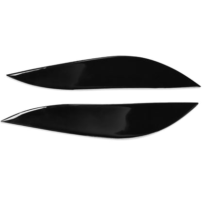 Pair Car Lamp Eyebrow Soft Decorative Sticker for Honda Civic 2001-2003 (Black) - In Car by buy2fix | Online Shopping UK | buy2fix