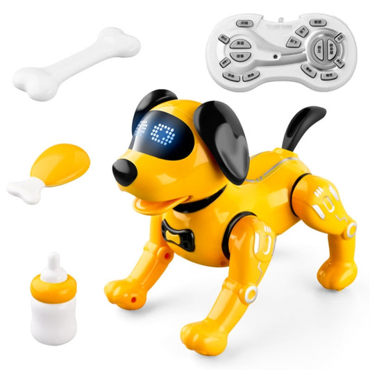 YDJ-K11 Programable Remote Control Robot Dog RC Toy (Yellow) - RC Robots by buy2fix | Online Shopping UK | buy2fix