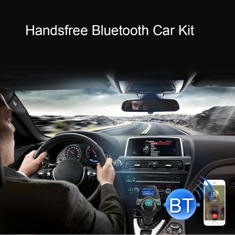 T11 Bluetooth FM Transmitter Car MP3 Player with LED Display, Support Double USB Charge & Handsfree & TF Card & U Disk Music Play Function - Bluetooth Car Kits by buy2fix | Online Shopping UK | buy2fix