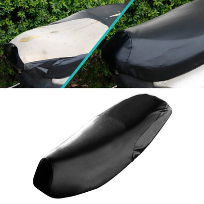 Waterproof Motorcycle Black Leather Seat Cover Prevent Bask In Seat Scooter Cushion Protect, Size: L, Length: 55-60cm; Width: 25-35cm - Seat Covers by buy2fix | Online Shopping UK | buy2fix