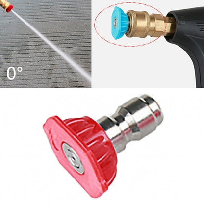 High Pressure Car Wash Gun Jet Nozzle Washer Accessories, Nozzle Angle: 0 Degree - Car Washer & Accessories by buy2fix | Online Shopping UK | buy2fix