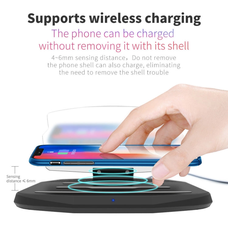 Wireless Charging HUD Bracket Navigation Reflector Holder, For iPhone X, iPhone 8 / 8 Plus,  Galaxy S9 ect. Wireless Standard Smartphones - Head Up Display System by buy2fix | Online Shopping UK | buy2fix