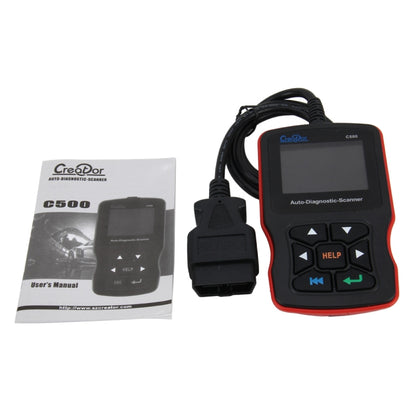 C500 Code Scanner 320*240 Pixel Display Car Scanner  Fault Code Reader Scanner Update Online Automotive Diagnostic Tool, Support SD card - In Car by buy2fix | Online Shopping UK | buy2fix