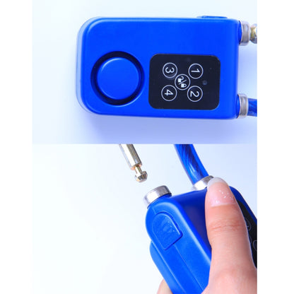 Bicycle Password Alarm IP44 Waterproof Burglar Vibration Alarm(Red) - Bicycle Locks & Bicycle Pumps by buy2fix | Online Shopping UK | buy2fix