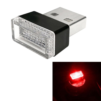 Universal PC Car USB LED Atmosphere Lights Emergency Lighting Decorative Lamp(Red Light) - Atmosphere lights by buy2fix | Online Shopping UK | buy2fix