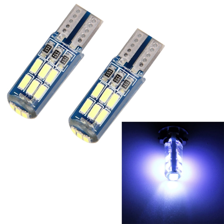 2 PCS T10/W5W/194/168/501 1.3W 9 LEDs SMD 4014 80 LM 7500K Car Reading Lamp Clearance Light, DC 12V(Cool White Light) - Clearance Lights by buy2fix | Online Shopping UK | buy2fix