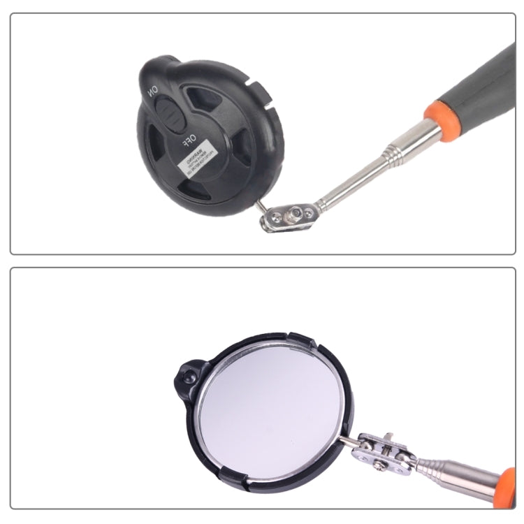 Retractable Vehicle Car Chassis Telescoping Inspection Mirror with 1 PCS 3mm LED Light, Mirror Diameter: 32mm, Max Expanding Length: 905mm - In Car by buy2fix | Online Shopping UK | buy2fix