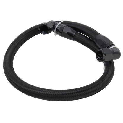 Car Modification 80cm AN10 Oil Pipe Tubing with 90 Degrees Connector - In Car by buy2fix | Online Shopping UK | buy2fix