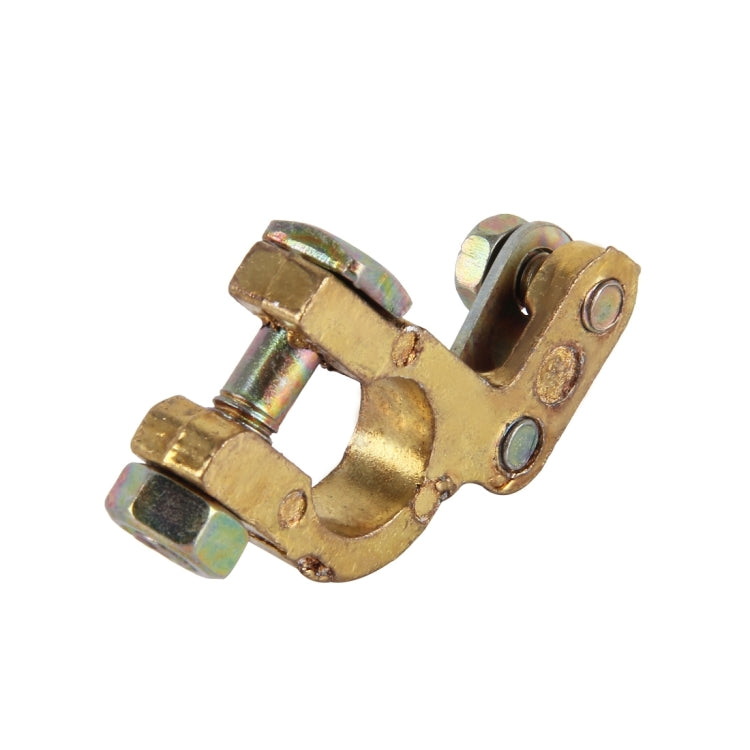 2 PCS Brass Positive and Negative Car Battery Connectors Terminals Clamps Clips, Inner Diameter: 1.2cm - In Car by buy2fix | Online Shopping UK | buy2fix