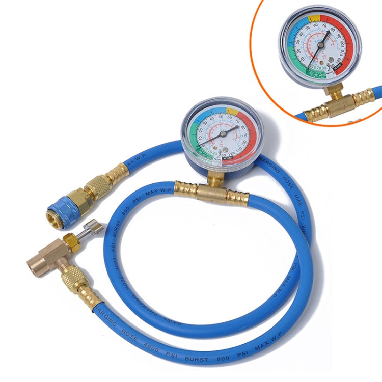 Pressure Gauge Air Conditioning Fluoride Table Snow Pressure Gauge Refrigerant Single Table Air Conditioning - In Car by buy2fix | Online Shopping UK | buy2fix