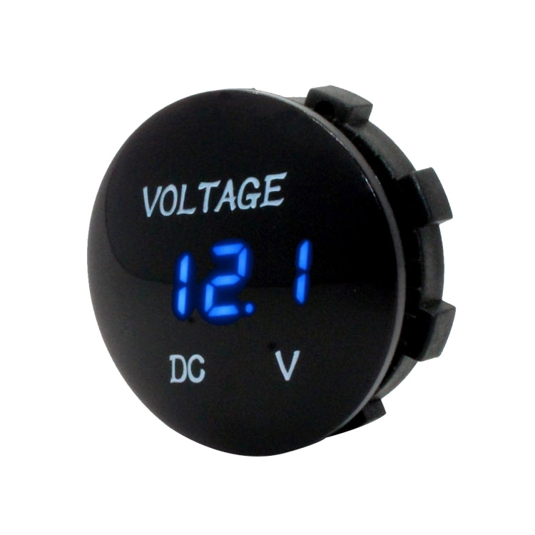 Universal Digital Display Waterproof LED Voltage Meter for DC 12V-24V Car Motorcycle Truck(Blue) - Electrical Instruments by buy2fix | Online Shopping UK | buy2fix