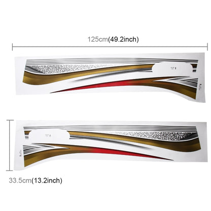 4 PCS SUV Body Decorative Strip Brand Car Streamline Shining Sticker for Toyota Prado 2016 Version - Decorative Sticker by buy2fix | Online Shopping UK | buy2fix