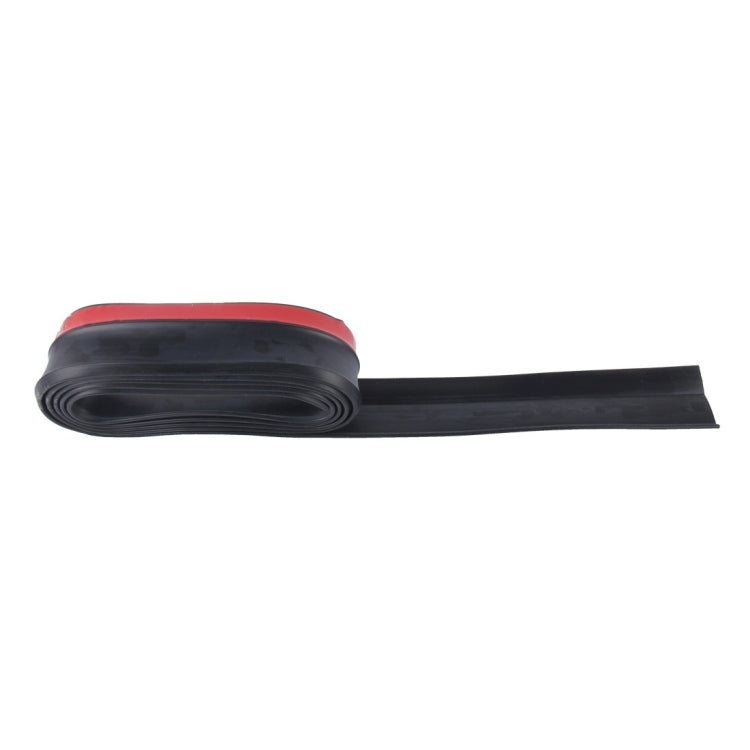 Universal 2.5m Car Front Bumper Lip Splitter Spoiler Skirt Adhesive Protector(Black) - Decorative Strip by buy2fix | Online Shopping UK | buy2fix