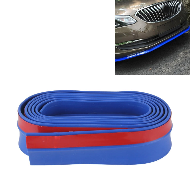 Universal 2.5m Car Front Bumper Lip Splitter Spoiler Skirt Adhesive Protector(Blue) - Decorative Strip by buy2fix | Online Shopping UK | buy2fix