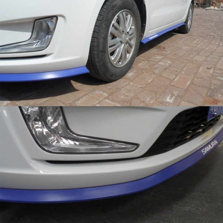 Universal 2.5m Car Front Bumper Lip Splitter Spoiler Skirt Adhesive Protector(Blue) - Decorative Strip by buy2fix | Online Shopping UK | buy2fix