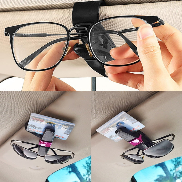 Vehicle Mounted Glasses Clip Car Eyeglass Bill Holder, Package: OPP Bag(Silver) - Sunglasses & Glasses Clips by buy2fix | Online Shopping UK | buy2fix