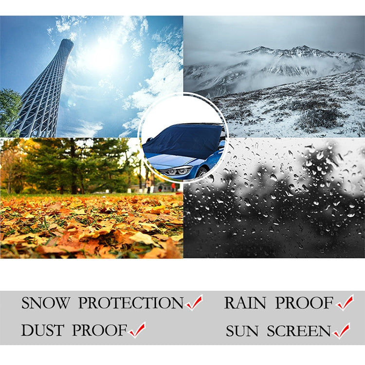 Car 210D Vinyl Glue Oxford Cloth Magnet snow Shield Front Windshield Sunshade Antifreeze Insulation, Size: 215cm x 155cm - Aluminum Film PEVA by buy2fix | Online Shopping UK | buy2fix