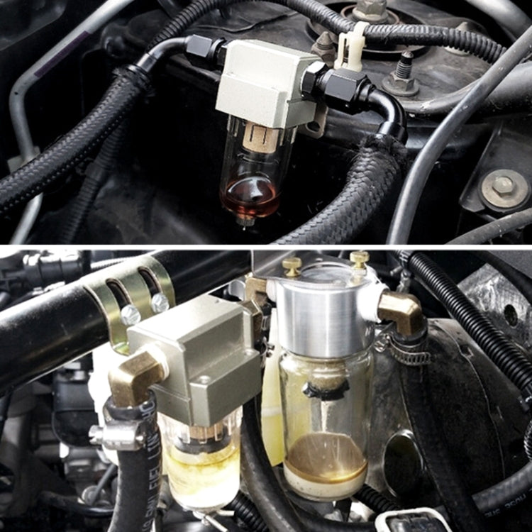 Engine Oil Separator Catch Reservoir Black Tank Can Manual Version for Honda Civic - In Car by buy2fix | Online Shopping UK | buy2fix