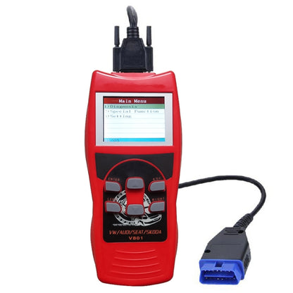 V801 Car Mini Code Reader OBD2 Fault Detector Diagnostic Tool - In Car by buy2fix | Online Shopping UK | buy2fix