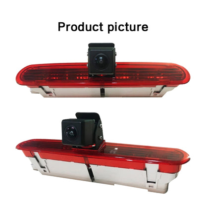 PZ472 Car Waterproof 170 Degree Brake Light View Camera + 7 inch Rearview Monitor for Fiat / Opel - In Car by buy2fix | Online Shopping UK | buy2fix