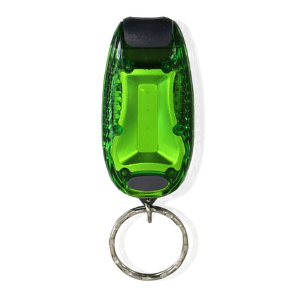 Multifunctional Portable Bicycle Taillight Helmet Light Running Warning Light Luminous Keychain (Green) - Taillights by buy2fix | Online Shopping UK | buy2fix