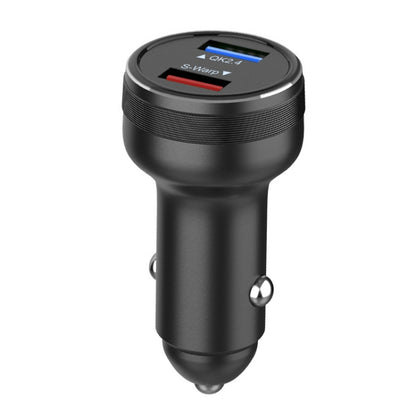 DASH / WARP 30W Car Flash Charger for OnePlus (Black) - In Car by buy2fix | Online Shopping UK | buy2fix