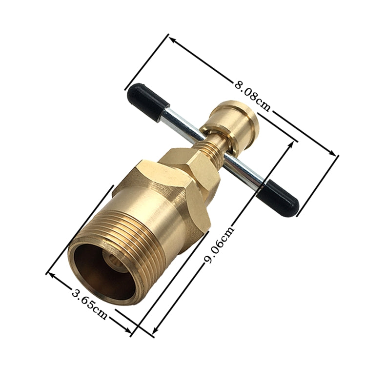 ZK-020 Car 15mm & 22mm Olive Remove Puller Solid Brass Copper Pipe Fitting - In Car by buy2fix | Online Shopping UK | buy2fix