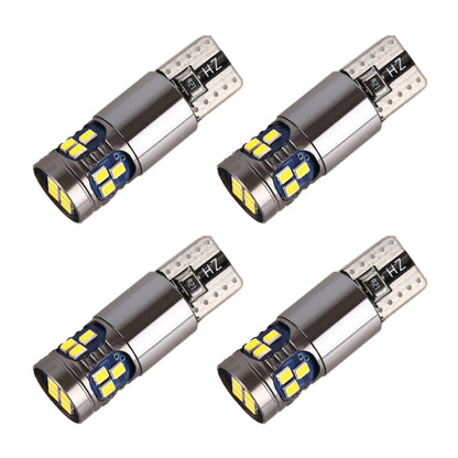 4 PCS T10 DC12V / 2.5W Car Clearance Light 18LEDs SMD-3020 Lamp Beads(White Light) - In Car by buy2fix | Online Shopping UK | buy2fix