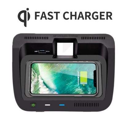 HFC-1062 Car Qi Standard Wireless Charger 10W Quick Charging for Toyota RAV4 2020-2021, Left Driving - In Car by buy2fix | Online Shopping UK | buy2fix