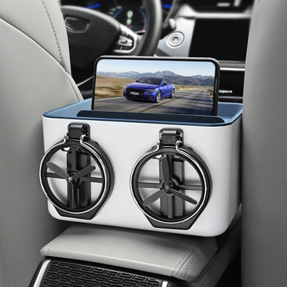 Car Multifunctional Storage Box Water Cup Holder (Blue) - In Car by buy2fix | Online Shopping UK | buy2fix