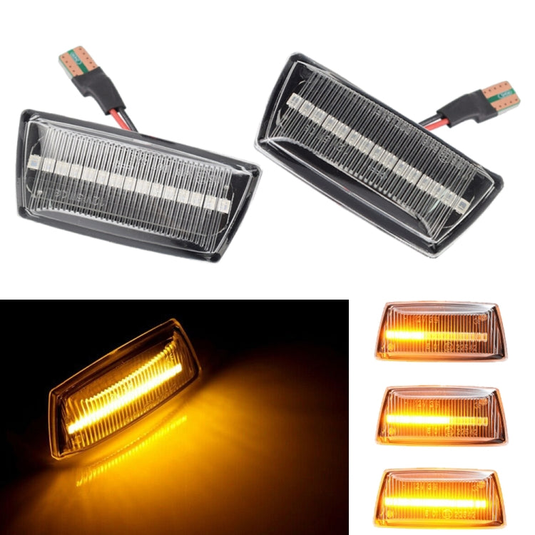 2pcs For Chevrolet Cruze 2009-2014 Car Dynamic LED Fender Side Light 1713423(Transparent) - In Car by buy2fix | Online Shopping UK | buy2fix