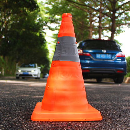 Car Telescopic Folding Road Cone Oxford Cloth Reflective Warning Sign - In Car by buy2fix | Online Shopping UK | buy2fix