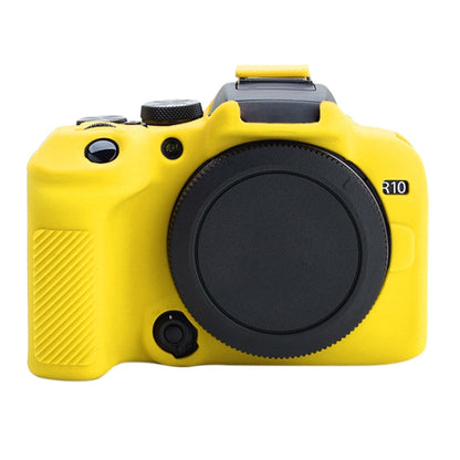 For Canon EOS R10 Soft Silicone Protective Case (Yellow) - Camera Accessories by buy2fix | Online Shopping UK | buy2fix