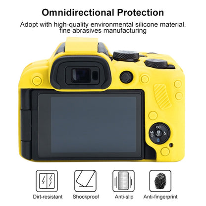 For Canon EOS R10 Soft Silicone Protective Case (Yellow) - Camera Accessories by buy2fix | Online Shopping UK | buy2fix