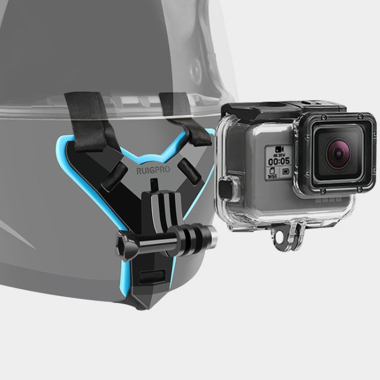 Helmet Belt Mount + Waterproof Housing Protective Case for GoPro HERO7 Black /6 /5 - DJI & GoPro Accessories by buy2fix | Online Shopping UK | buy2fix