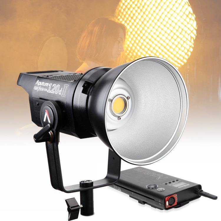 Aputure LS C120D II High Color Restoration CRI 96 Light Storm Natural White Light 5500K COB LED Studio Video Light with 2.4GHz Wireless Remote & Control Box (Black) -  by Aputure | Online Shopping UK | buy2fix