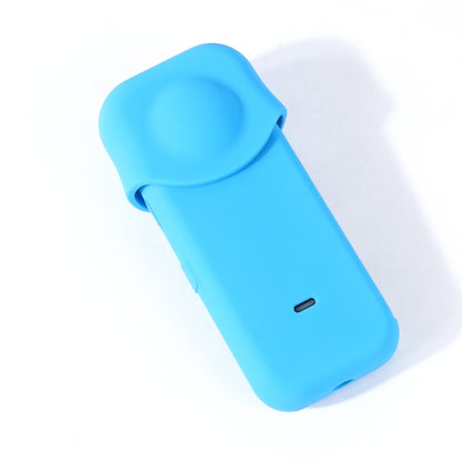 Full Body Dust-proof Silicone Protective Case for Insta360 ONE X2 (Blue) - DJI & GoPro Accessories by buy2fix | Online Shopping UK | buy2fix