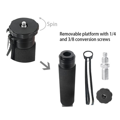 BEXIN P285-C Portable Travel Outdoor DSLR Camera Carbon Fiber Monopod Holder (Black) - Camera Accessories by BEXIN | Online Shopping UK | buy2fix