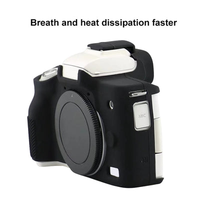 Soft Silicone Protective Case for Canon EOS M50 Mark II / M50 II (Coffee) - Camera Accessories by buy2fix | Online Shopping UK | buy2fix